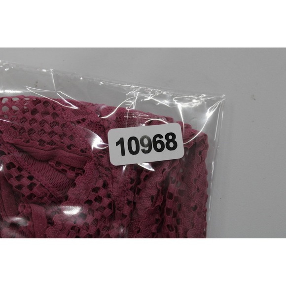 Adored by Adore Me Bralette Womens Medium Lace Sheer Wireless Floral Sexy‎ - Picture 6 of 6